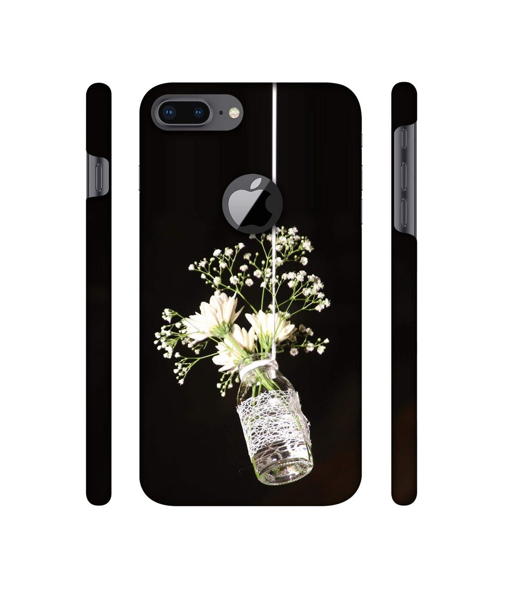 Amazon Brand - Solimo Designer Hanging Flowerpot 3D Printed Hard Back Case Mobile Cover for Apple iPhone 8 Plus (with Logo Cut)