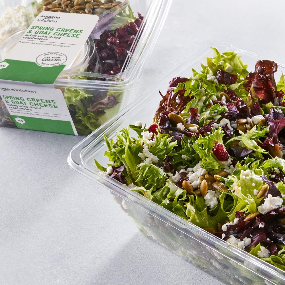 Amazon Kitchen, Spring Greens & Goat Cheese Salad, 7.5 oz