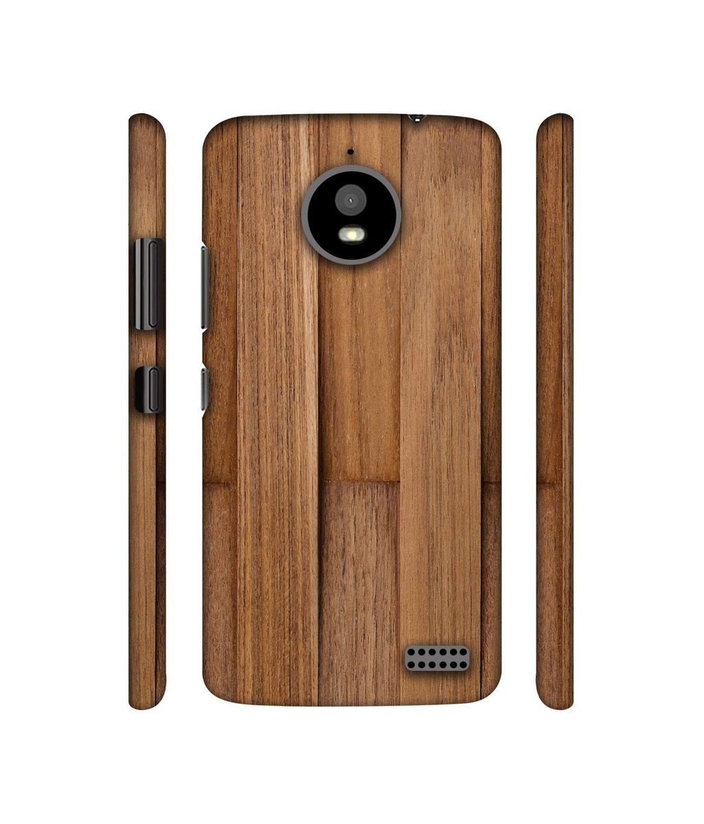 Amazon Brand - Solimo Designer Wooden Art 3D Printed Hard Back Case Mobile Cover for Motorola Moto E4