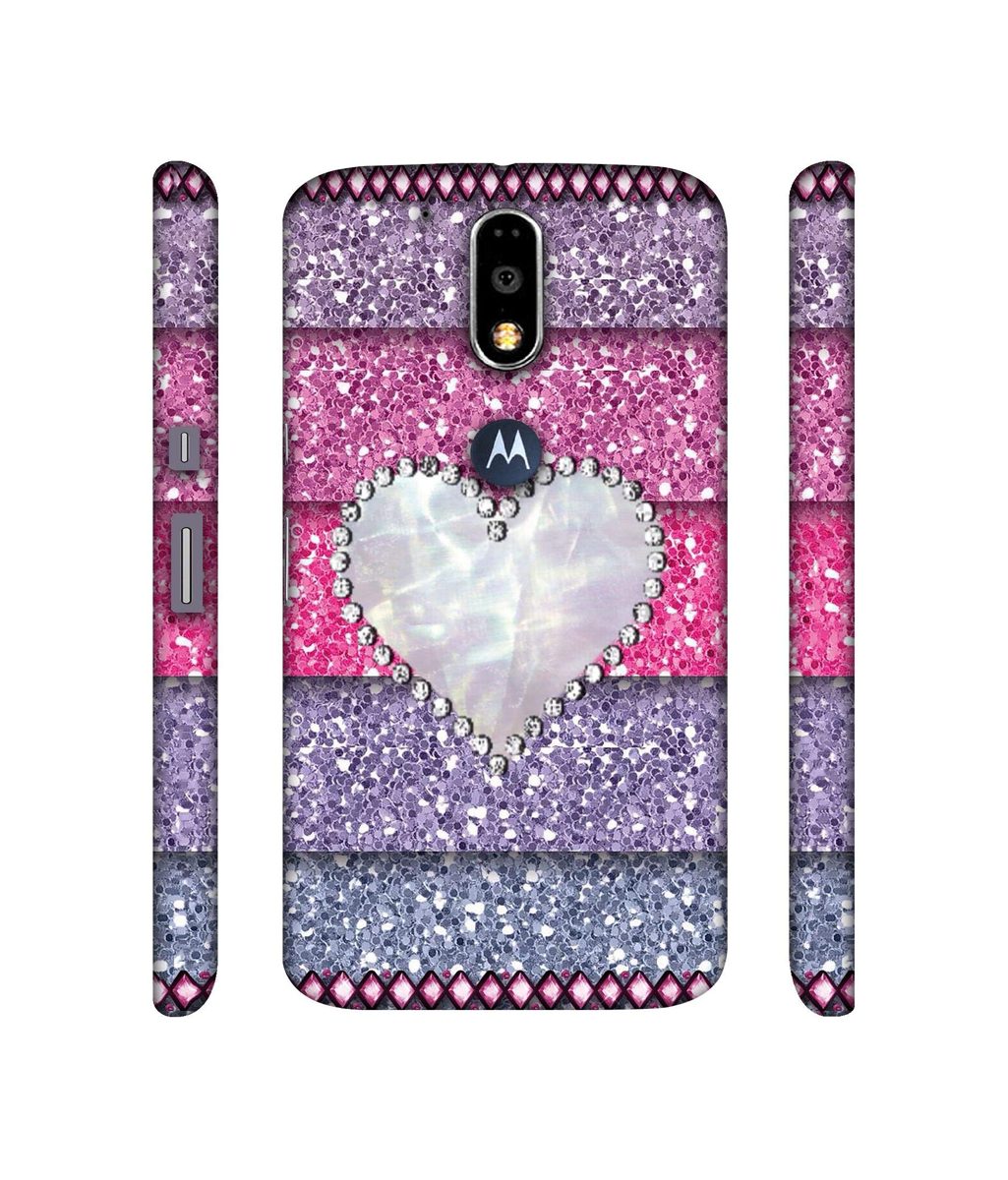 Amazon Brand - Solimo Designer Stone Heart 3D Printed Hard Back Case Mobile Cover for Motorola Moto G4 Plus (with Logo Cut)
