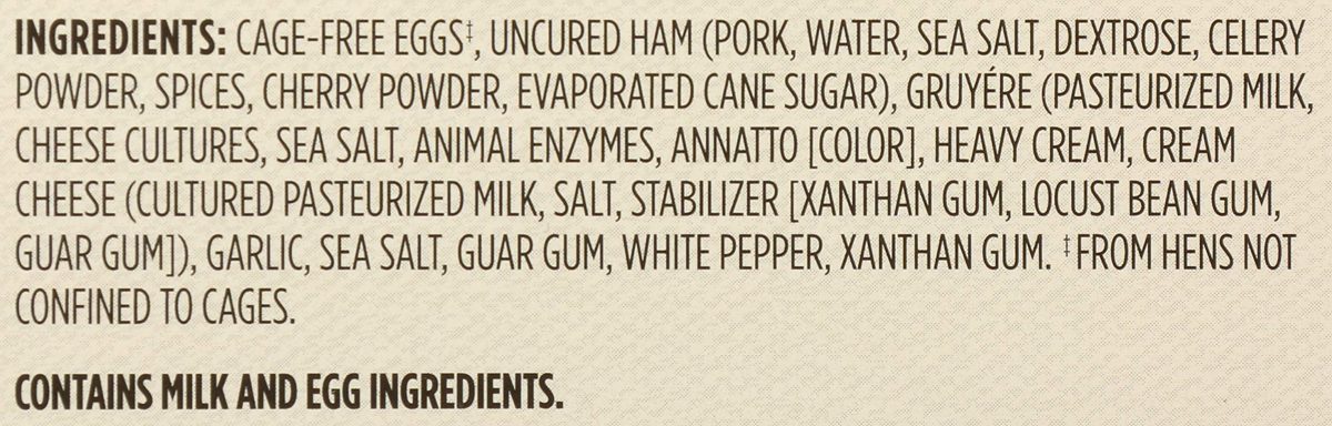 WHOLE FOODS MARKET Uncured Ham & Gruyere Cheese Egg Bites, 4.2 OZ