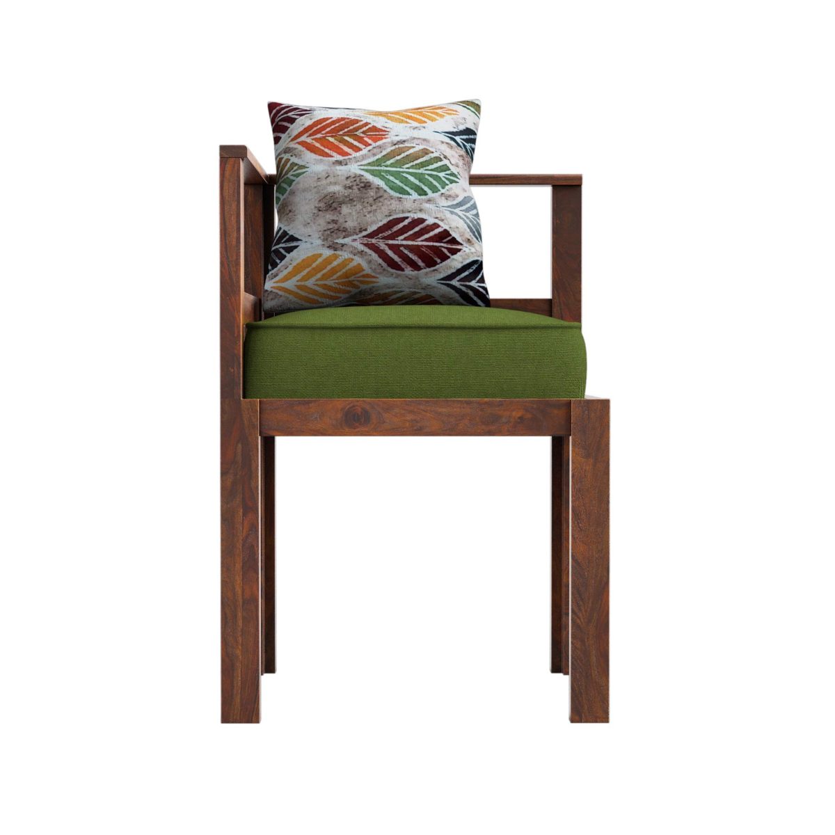 Amazon Brand - Solimo Virgo Solid Sheesham Wood 4 seater Dining Table with Chairs (Teak Finish)