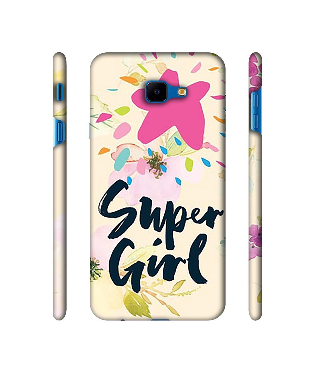 Amazon Brand - Solimo Designer Super Girl 3D Printed Hard Back Case Mobile Cover for Samsung Galaxy J4 Core