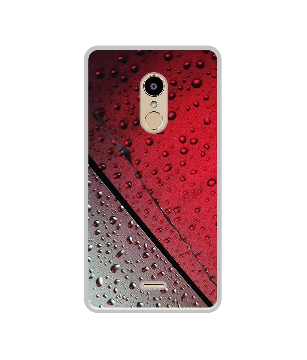 Amazon Brand - Solimo Designer Water Drop On Glass UV Printed Soft Back Case Mobile Cover for Lyf Water 7