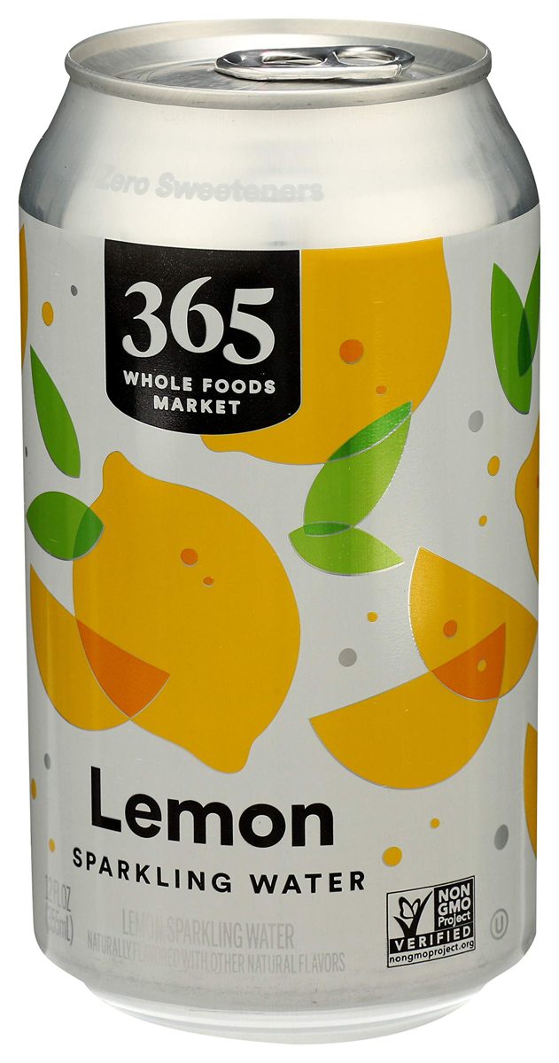 365 EVERYDAY VALUE Lemon Sparkling Water, 12 FZ