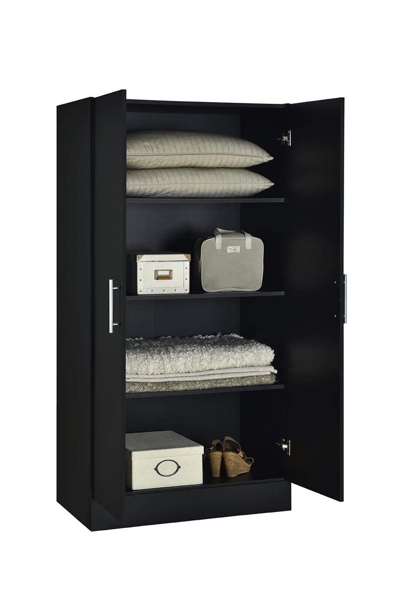 AmazonBasics Classic Storage Cabinet/Armoire - 32-Inch, Black
