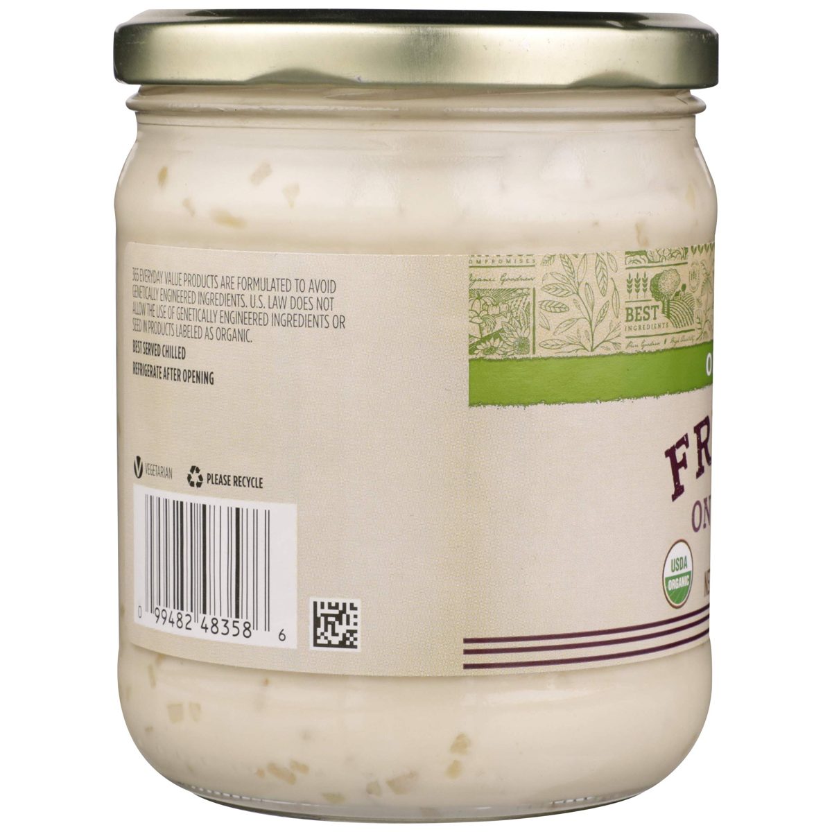 365 Everyday Value, Organic French Onion Dip, 15 Oz
