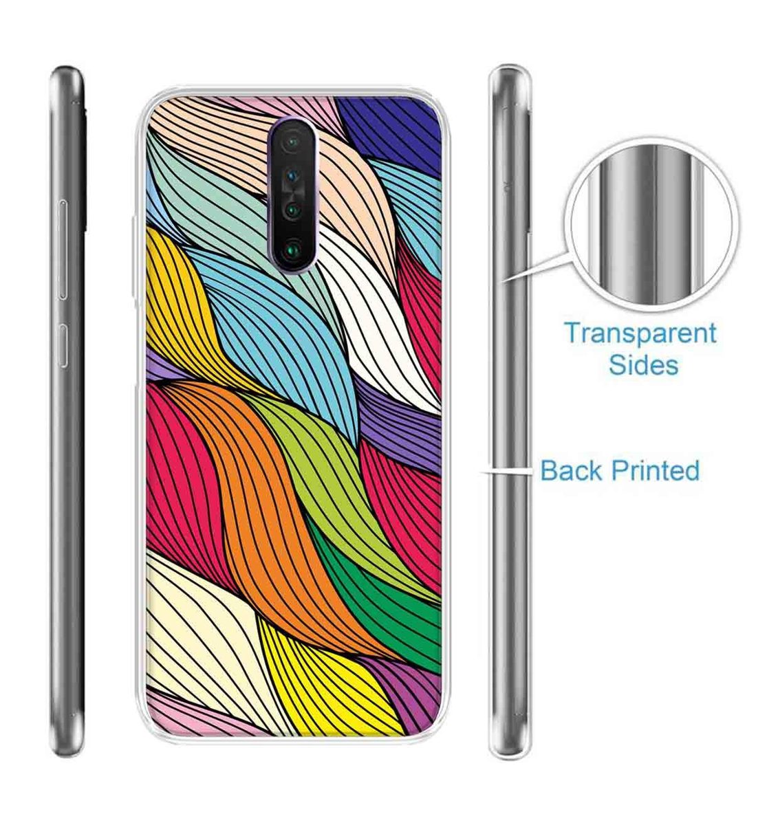 Amazon Brand - Solimo Designer Multicolor Visual Art Design Printed Soft Back Case Mobile Cover for Poco X2 / Xiaomi Redmi K30