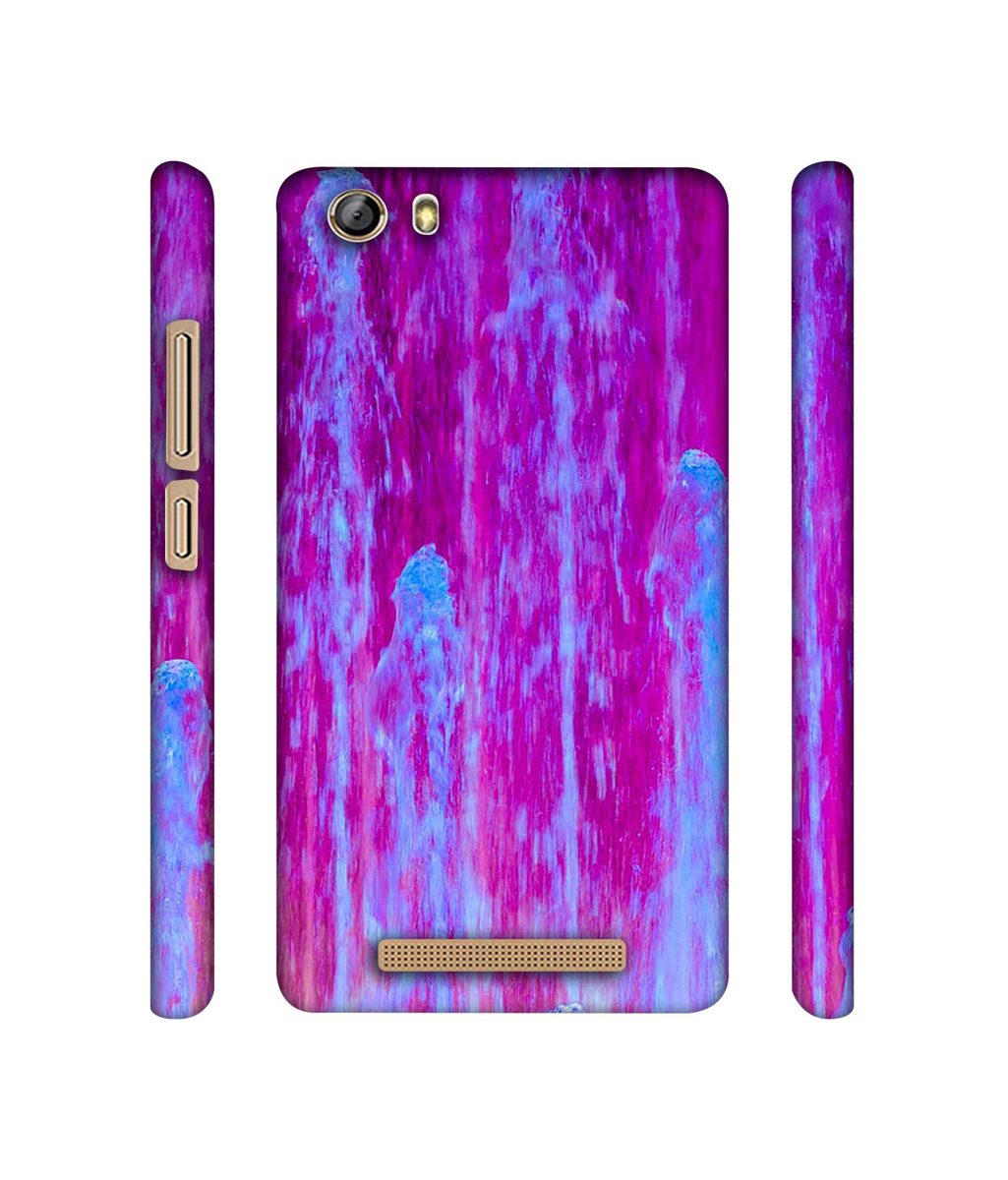 Amazon Brand - Solimo Designer Pink Color Fall 3D Printed Hard Back Case Mobile Cover for Gionee Marathon M5 lite