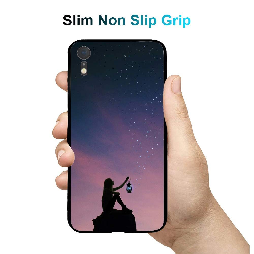 Amazon Brand - Solimo Designer Star Printed Hard Back Case Mobile Cover for Apple iPhone XR (D1267)