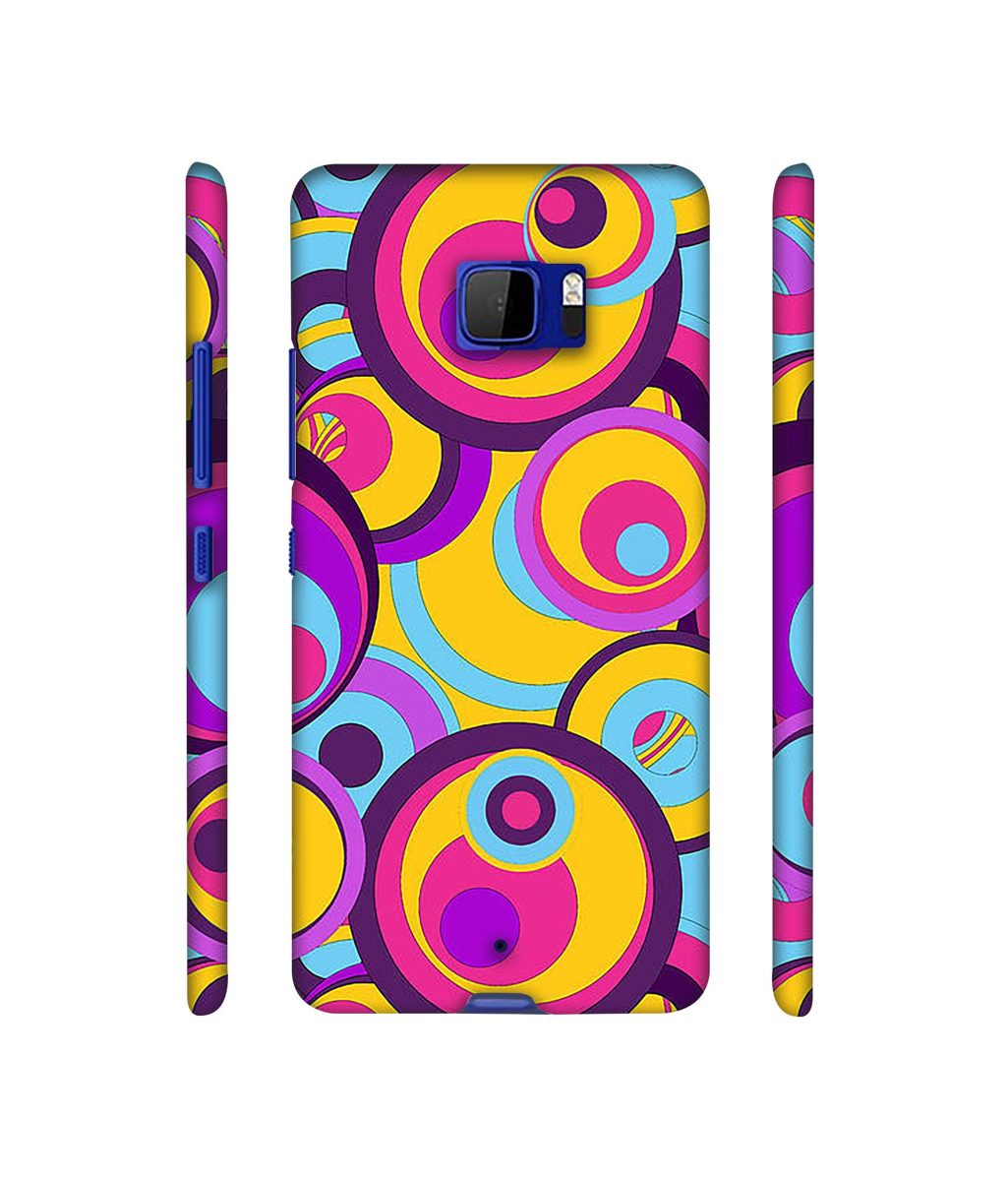 Amazon Brand - Solimo Designer Multicolor Circle 3D Printed Hard Back Case Mobile Cover for HTC U Ultra