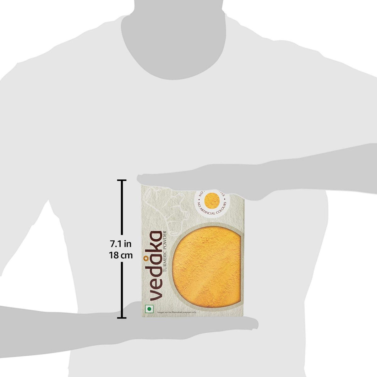 Amazon Brand - Vedaka Turmeric (Haldi) Powder, 200g