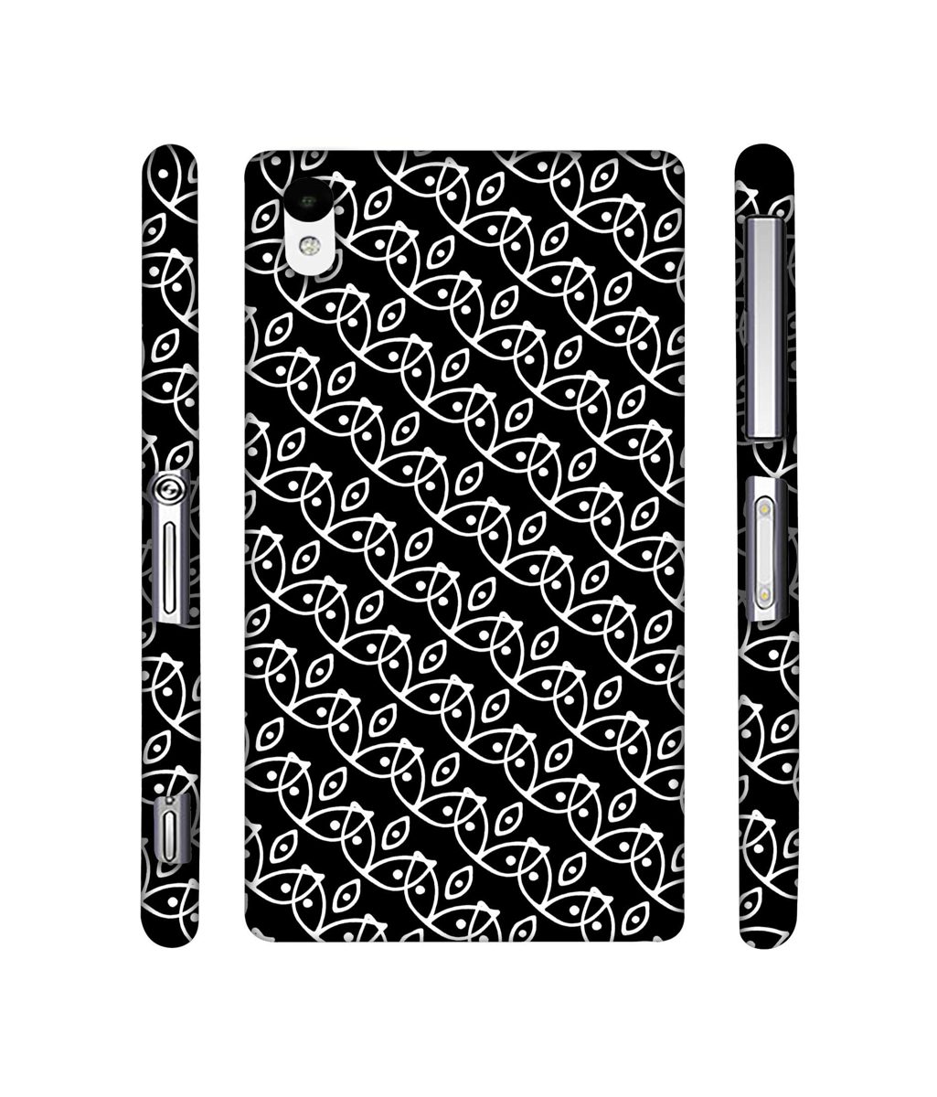 Amazon Brand - Solimo Designer White Pattern 3D Printed Hard Back Case Mobile Cover for Sony Xperia Z2