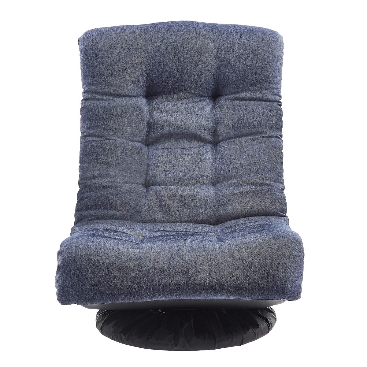 Amazonbasics Swivel Foam Lounge Chair - with Headrest, Adjustable, Denim