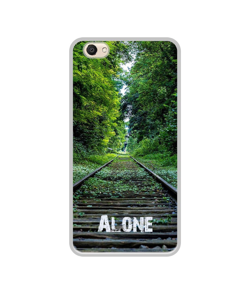 Amazon Brand - Solimo Designer Alone UV Printed Soft Back Case Mobile Cover for Vivo V5