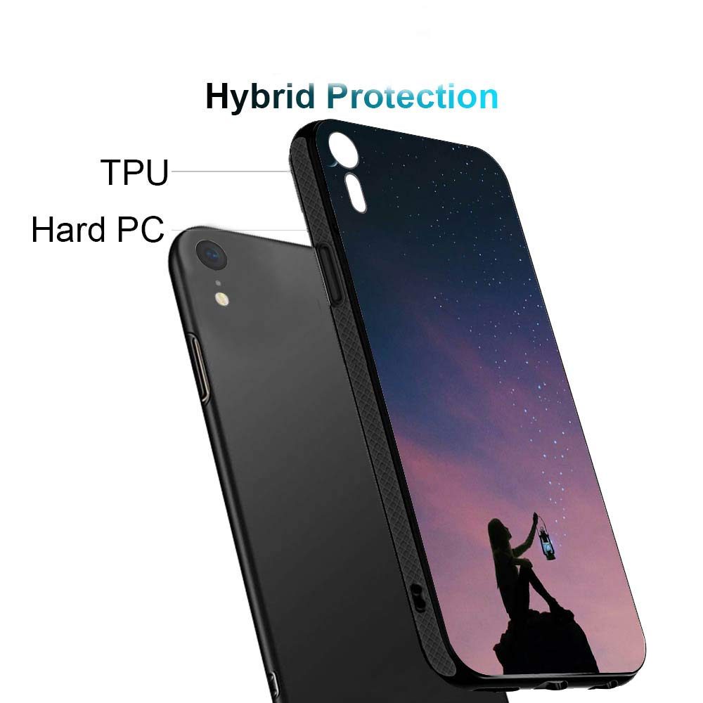 Amazon Brand - Solimo Designer Star Printed Hard Back Case Mobile Cover for Apple iPhone XR (D1267)