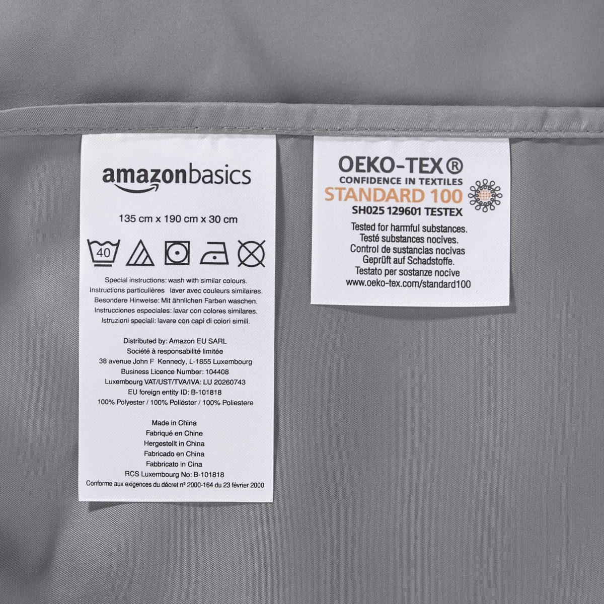 AmazonBasics Premium Microfibre Fitted Sheet