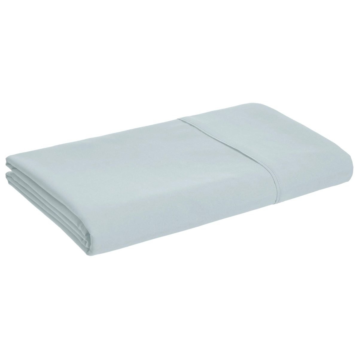 AmazonBasics Microfiber Flat Sheet, 275 x 275 + 10 cm - Aqua