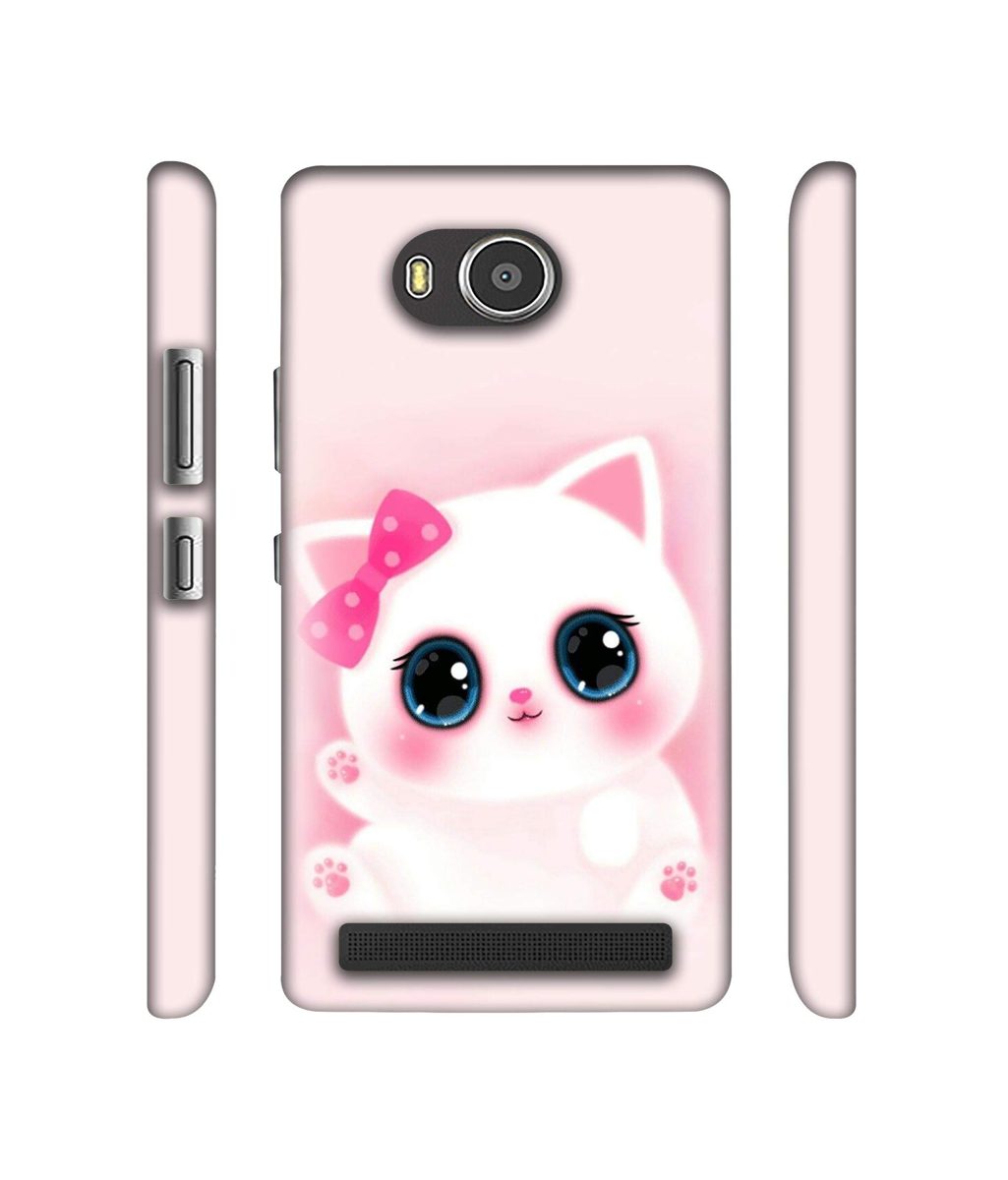 Amazon Brand - Solimo Designer Babby Kitty 3D Printed Hard Back Case Mobile Cover for Lenovo A7700