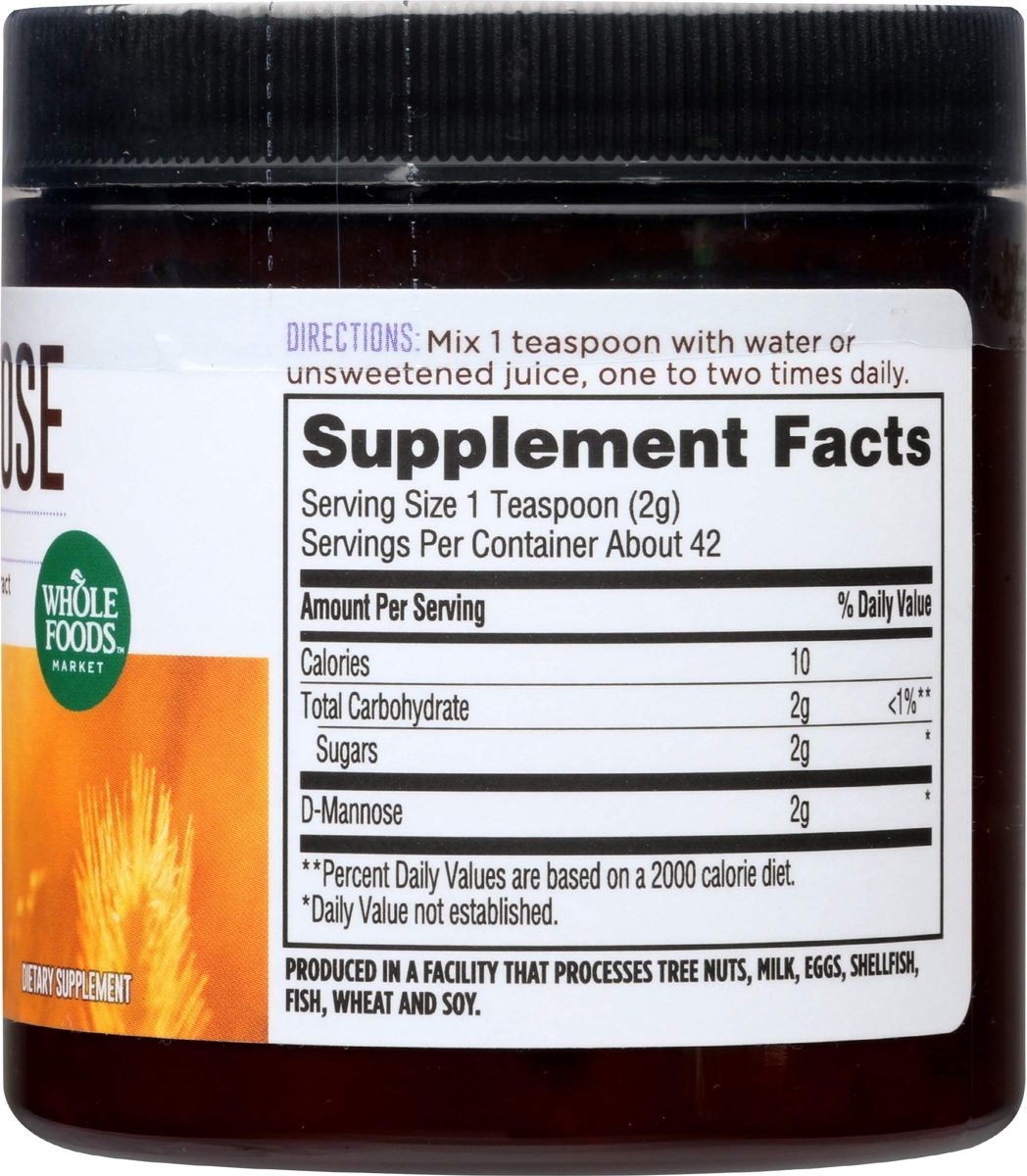 WHOLE FOODS MARKET D-Mannose Powder, 3 OZ