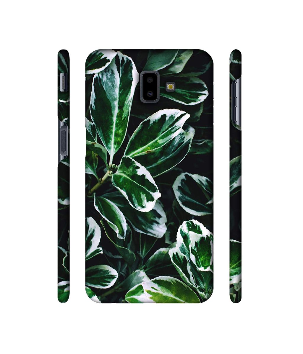 Amazon Brand - Solimo Designer Leaf Imperation 3D Printed Hard Back Case Mobile Cover for Samsung Galaxy J6 Plus