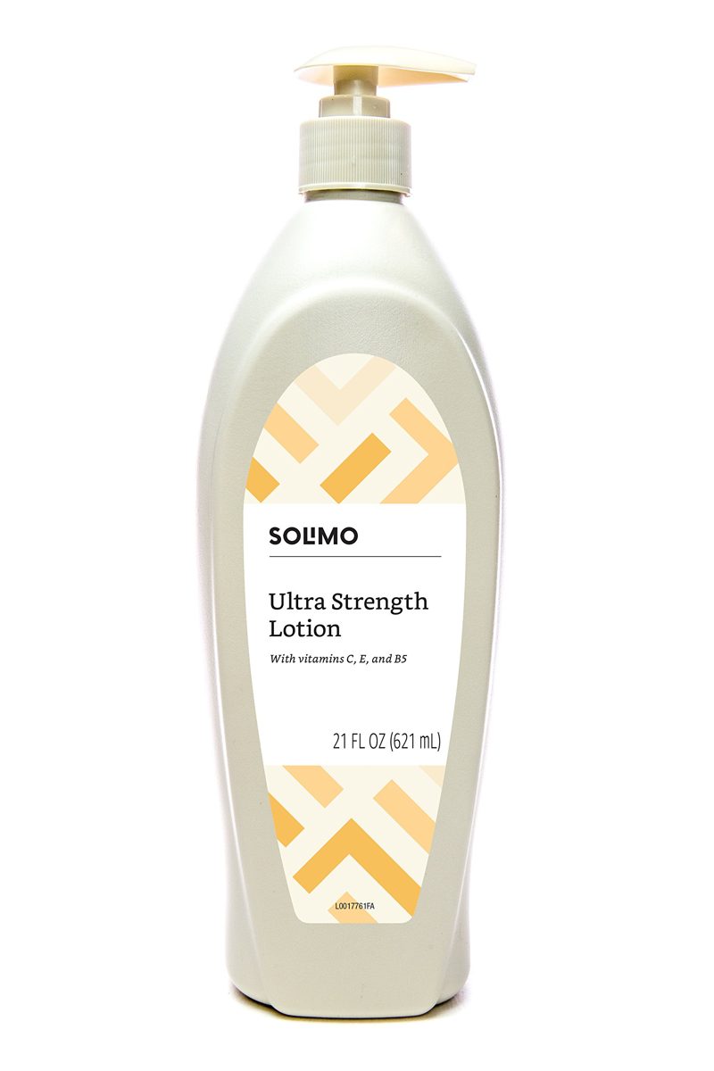 Amazon Brand - Solimo Ultra Strength Lotion with Vitamins C, E & B5, 21 Fluid Ounce
