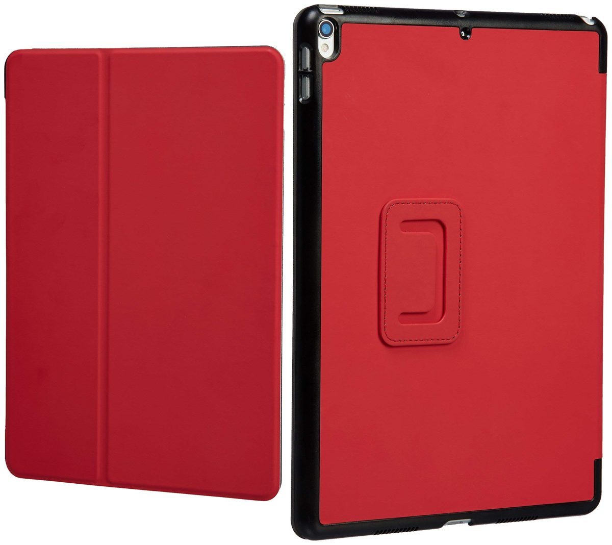 (Renewed) AmazonBasics New iPad Pro 2017 Smart Case Auto Wake/Sleep Cover, Red, 10.5"