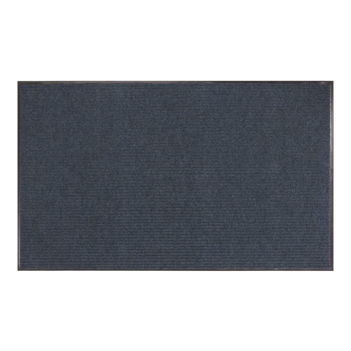 AmazonBasics Poly Linear-Rib Commercial Carpet Vinyl-Backed Mat 4X8 Blue