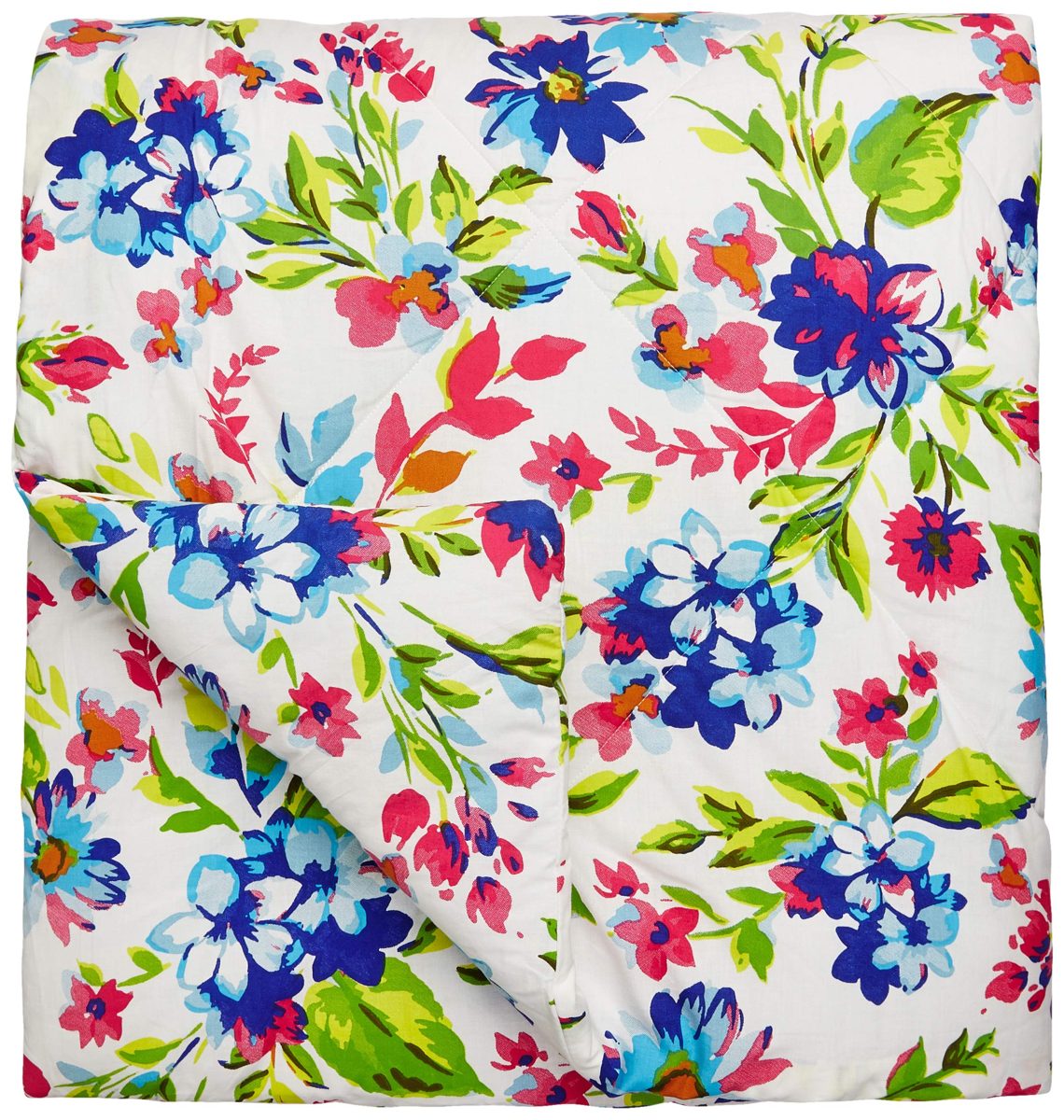 Amazon Brand - Solimo 100% Cotton Printed Comforter, Double (Floral Spurt, 200GSM)