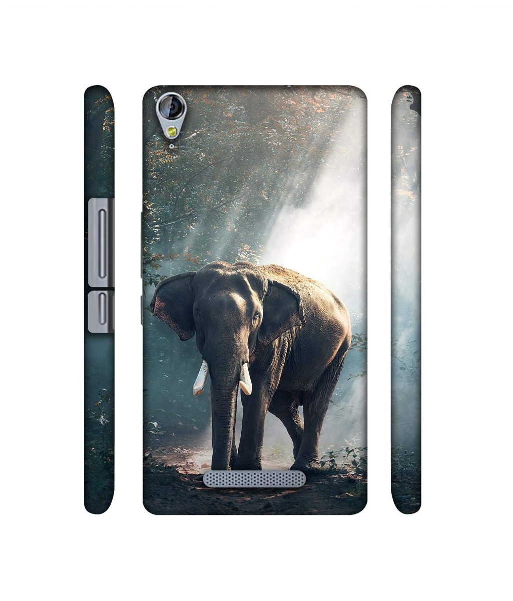 Amazon Brand - Solimo Designer Elephant 3D Printed Hard Back Case Mobile Cover for Micromax Canvas Juice 3Plus Q394