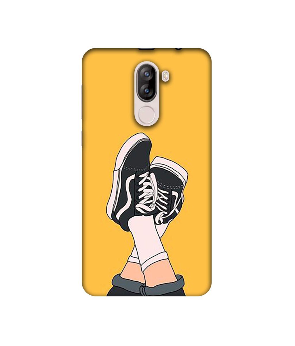 Amazon Brand - Solimo Designer Boy Shoes Pattern UV Printed Soft Back Case Mobile Cover for iVooMi i1