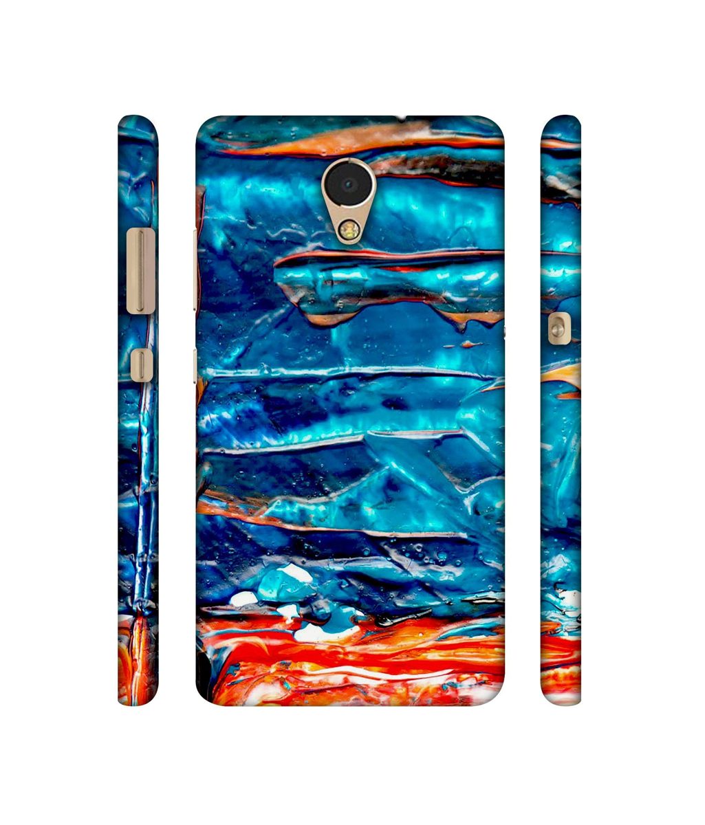 Amazon Brand - Solimo Designer Blue Oil Color 3D Printed Hard Back Case Mobile Cover for Lenovo P2