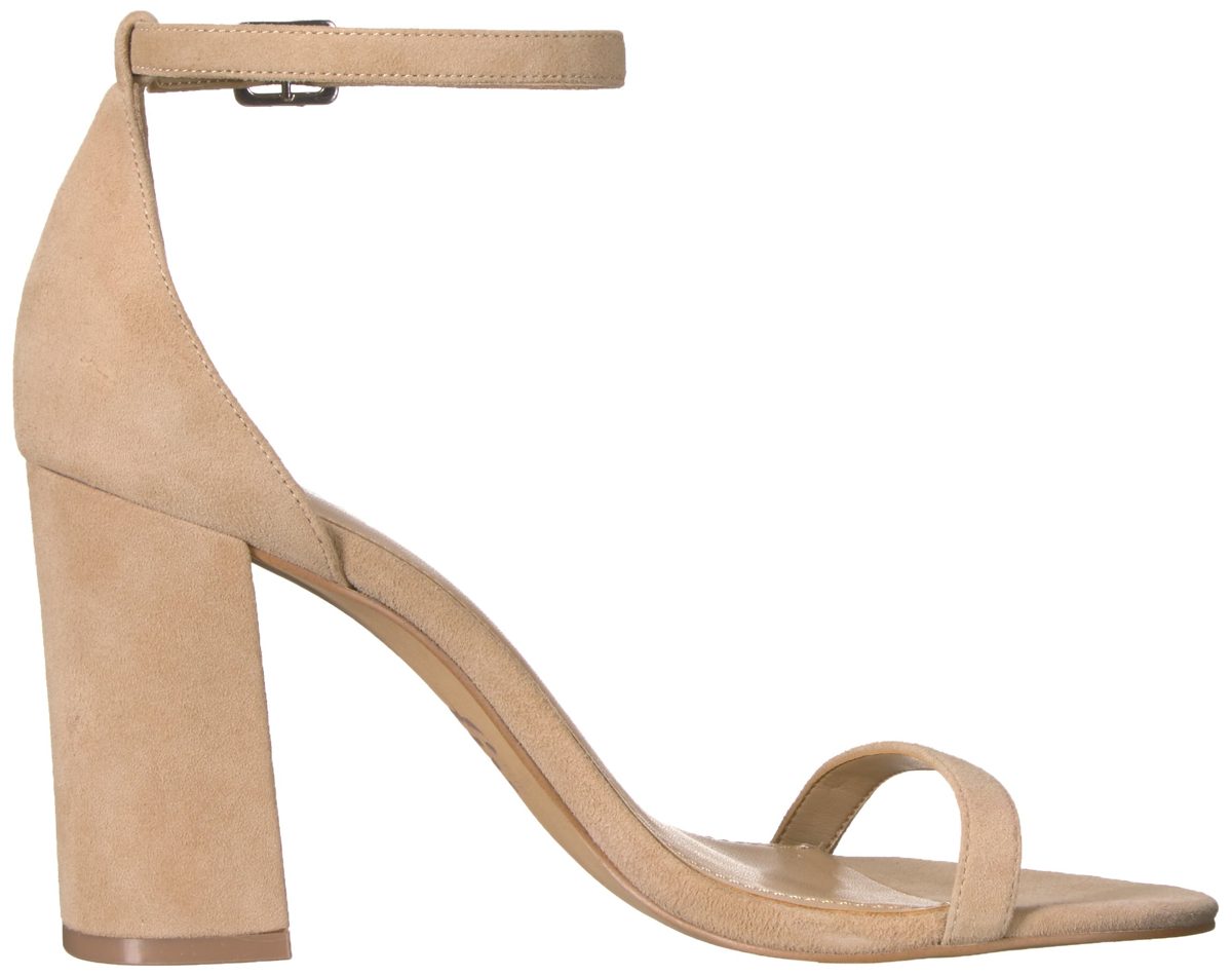 The Fix Gracie Block Heel Strappy Sandal Heeled, Dove Suede, 8 M US