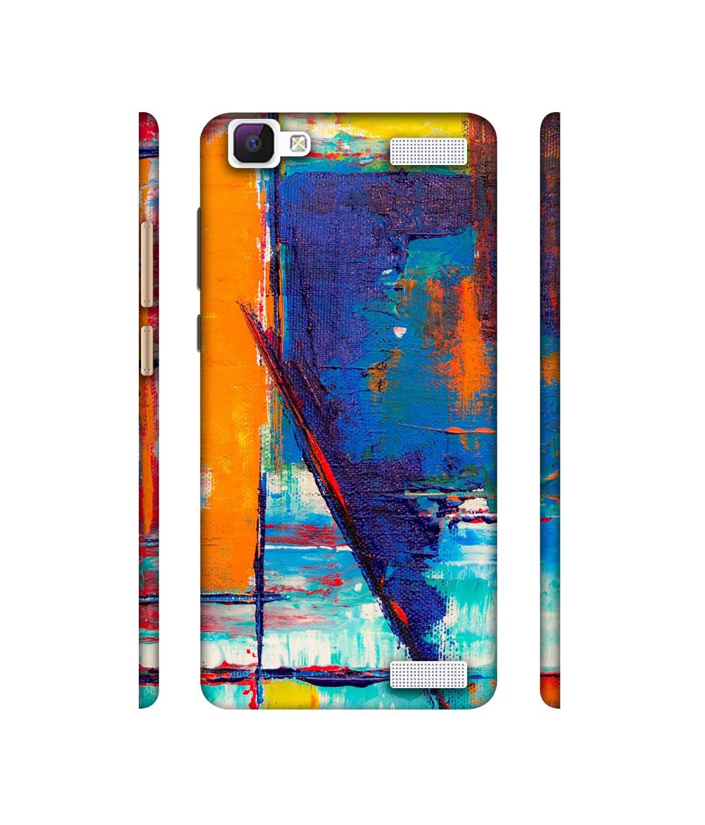 Amazon Brand - Solimo Designer MultiColur Blocks 3D Printed Hard Back Case Mobile Cover for Vivo V1 Max