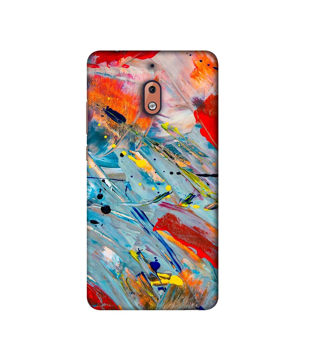 Amazon Brand - Solimo Designer Colour Texture 3D Printed Hard Back Case Mobile Cover for Nokia 2.1