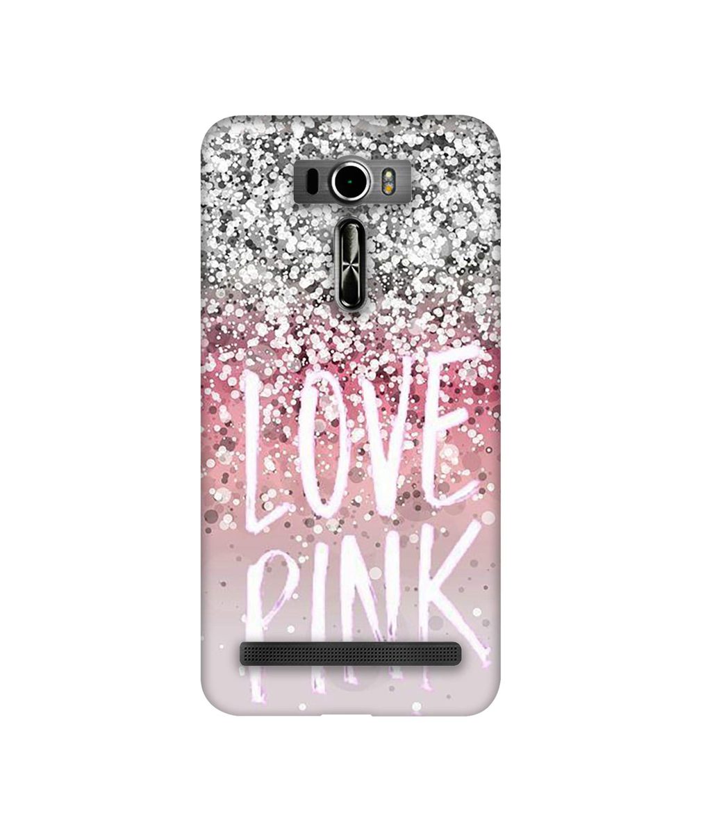 Amazon Brand - Solimo Designer Love Pink 3D Printed Hard Back Case Mobile Cover for Asus Zenfone 2 Laser ZE601KL
