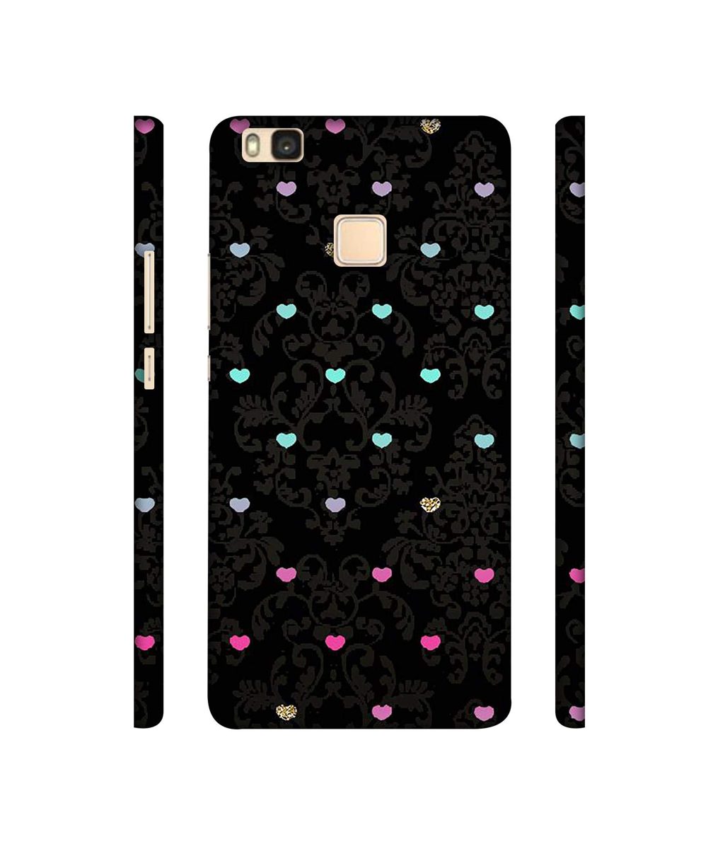 Amazon Brand - Solimo Designer Heart Texture 3D Printed Hard Back Case Mobile Cover for Huawei P9 lite