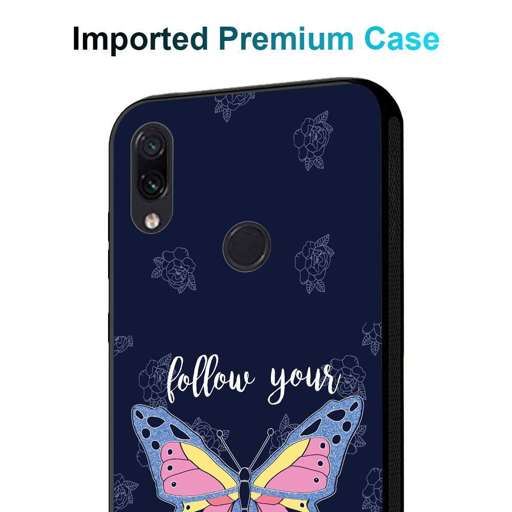 Amazon Brand - Solimo Designer Butterfly Printed Hard Back Case Mobile Cover for Redmi Note 7 Pro & Redmi Note 7