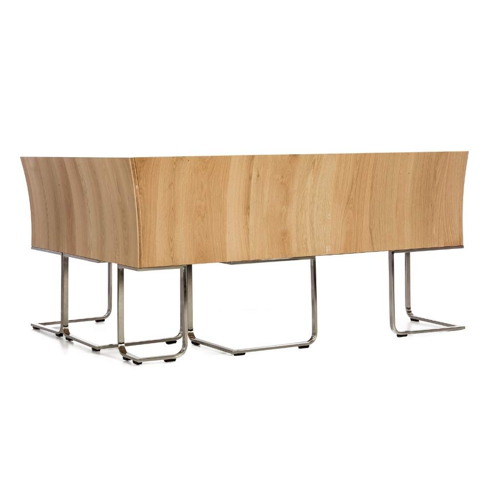 Alkove - Hayes - Modern Corner Bench with Padded Seat