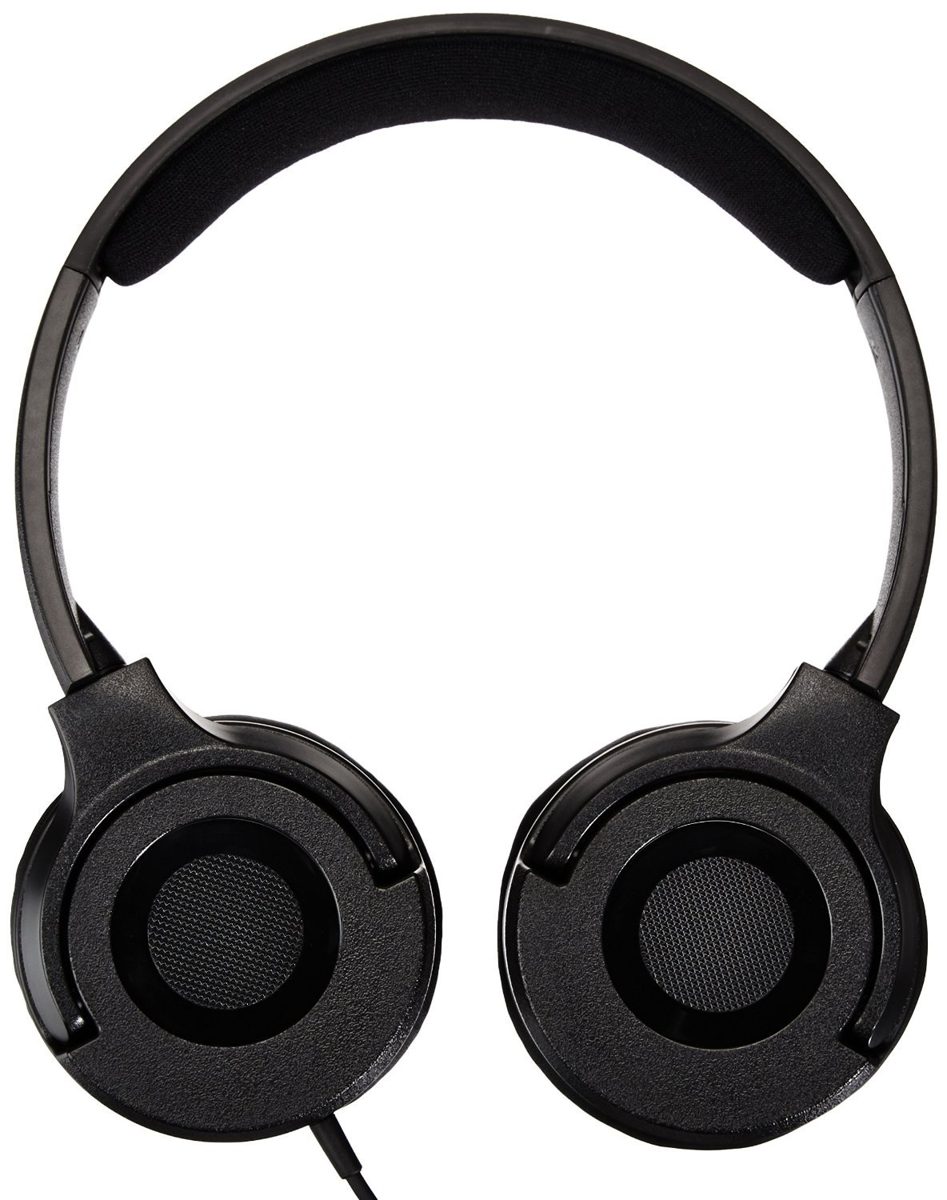 AmazonBasics Lightweight On-Ear Headphones - Black