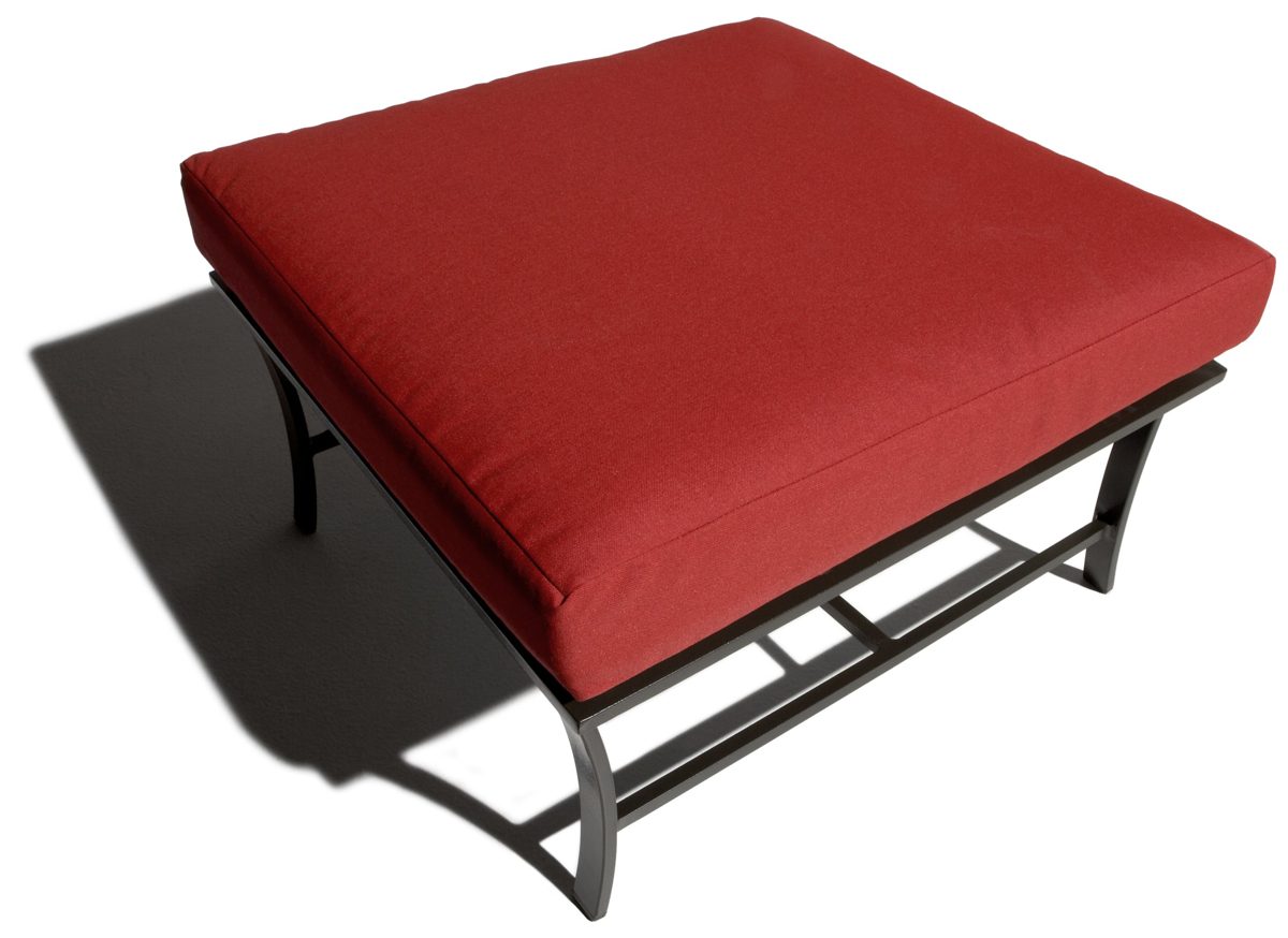Strathwood Falkner Lounge Ottoman Cushion, Garnet