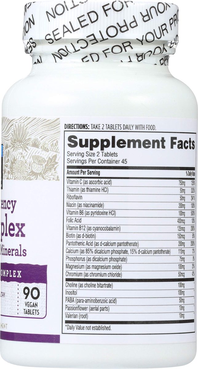 365 EVERYDAY VALUE High Potency Vitamin B Complex with Herbal Support Tablets, 90 CT