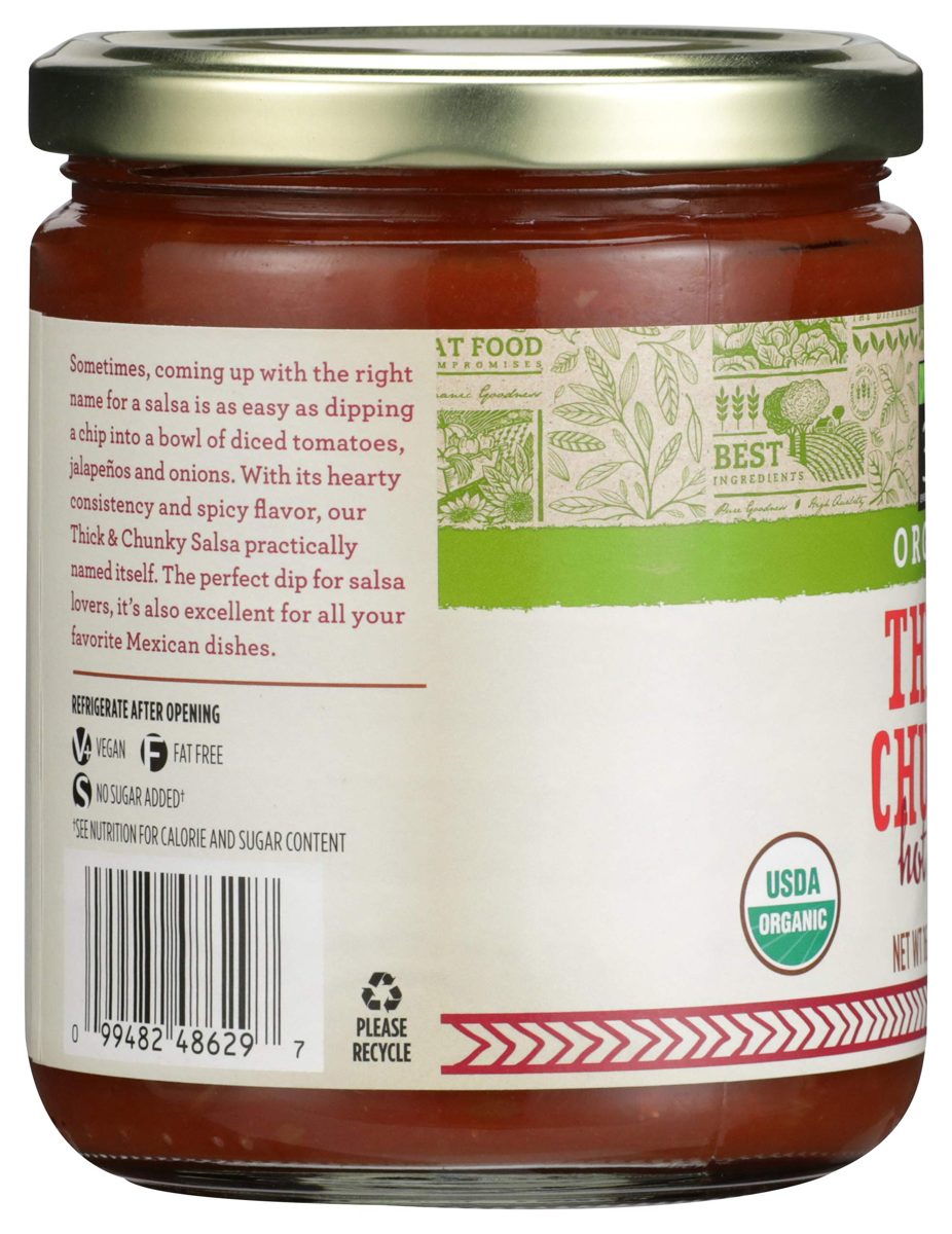 365 Everyday Value, Organic Thick & Chunky Hot Salsa, 16 Oz