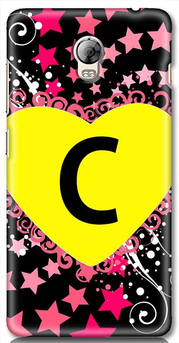 Amazon Brand - Solimo Designer Heart Pattern Alphabet-C 3D Printed Hard Back Case Mobile Cover for Lenovo Vibe P1