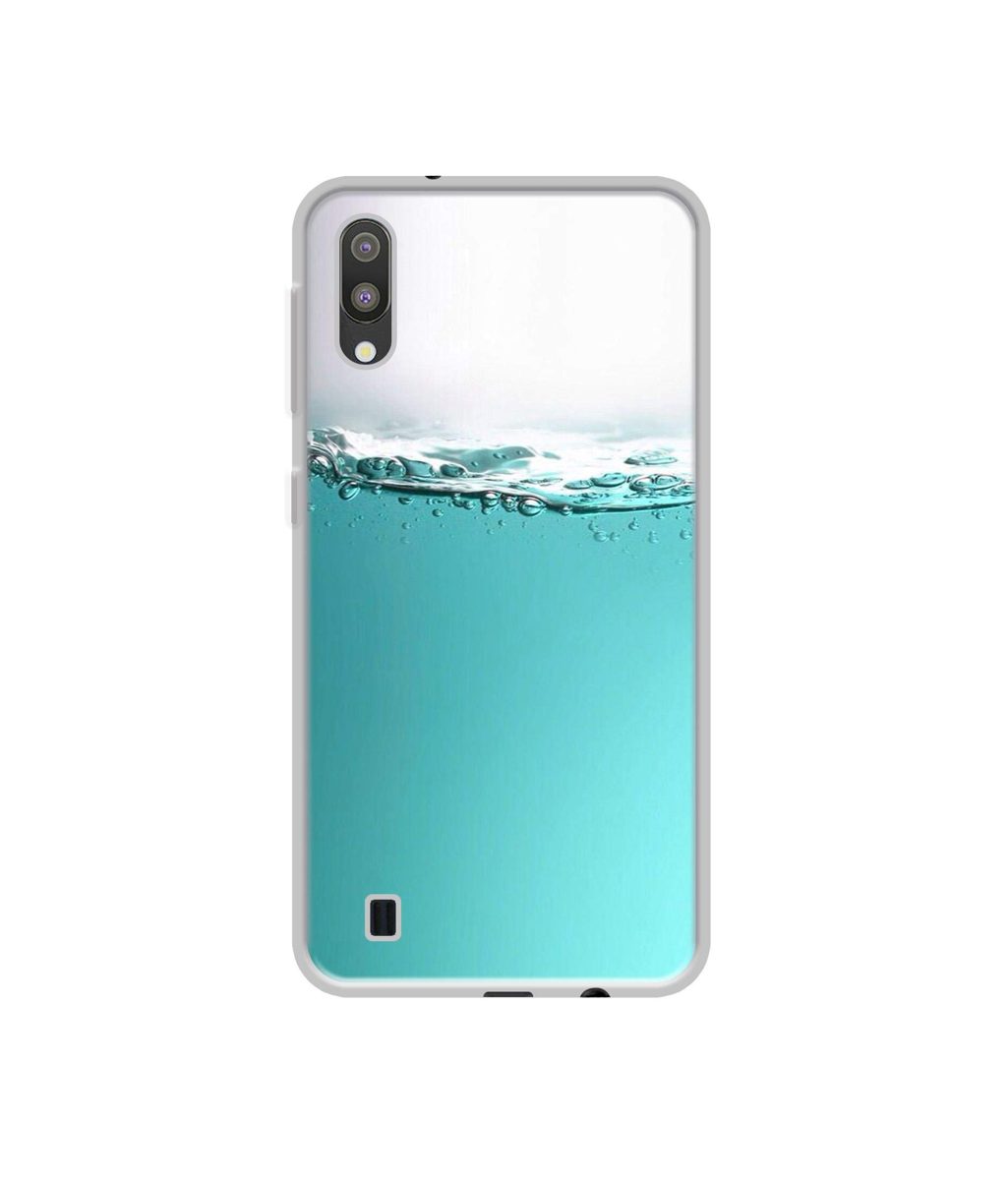 Amazon Brand - Solimo Designer Half Fill UV Printed Soft Back Case Mobile Cover for Samsung Galaxy M10