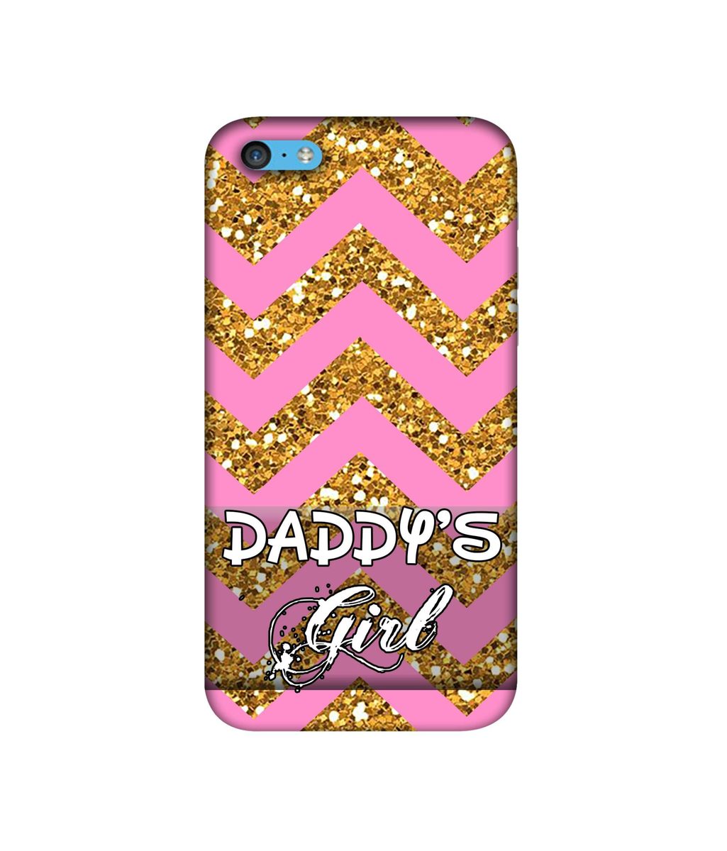 Amazon Brand - Solimo Designer Daddy's Girl 3D Printed Hard Back Case Mobile Cover for Apple iPhone 5C