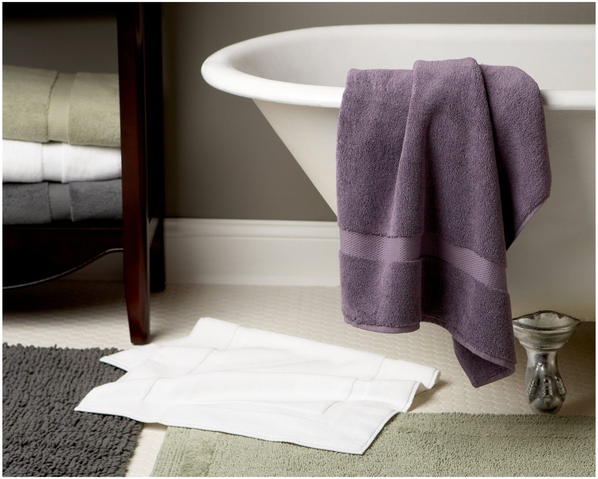 Pinzon Luxury Loop 17-By-24-Inch Bath Rug, Spice