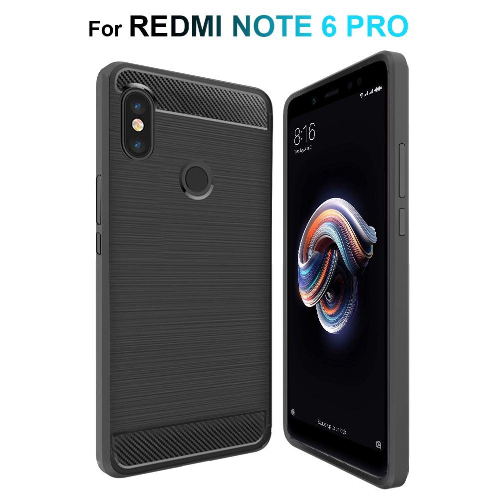 Amazon Brand - Solimo 1101673 Soft Flexible Back Phone Case for Redmi Note 6 Pro
