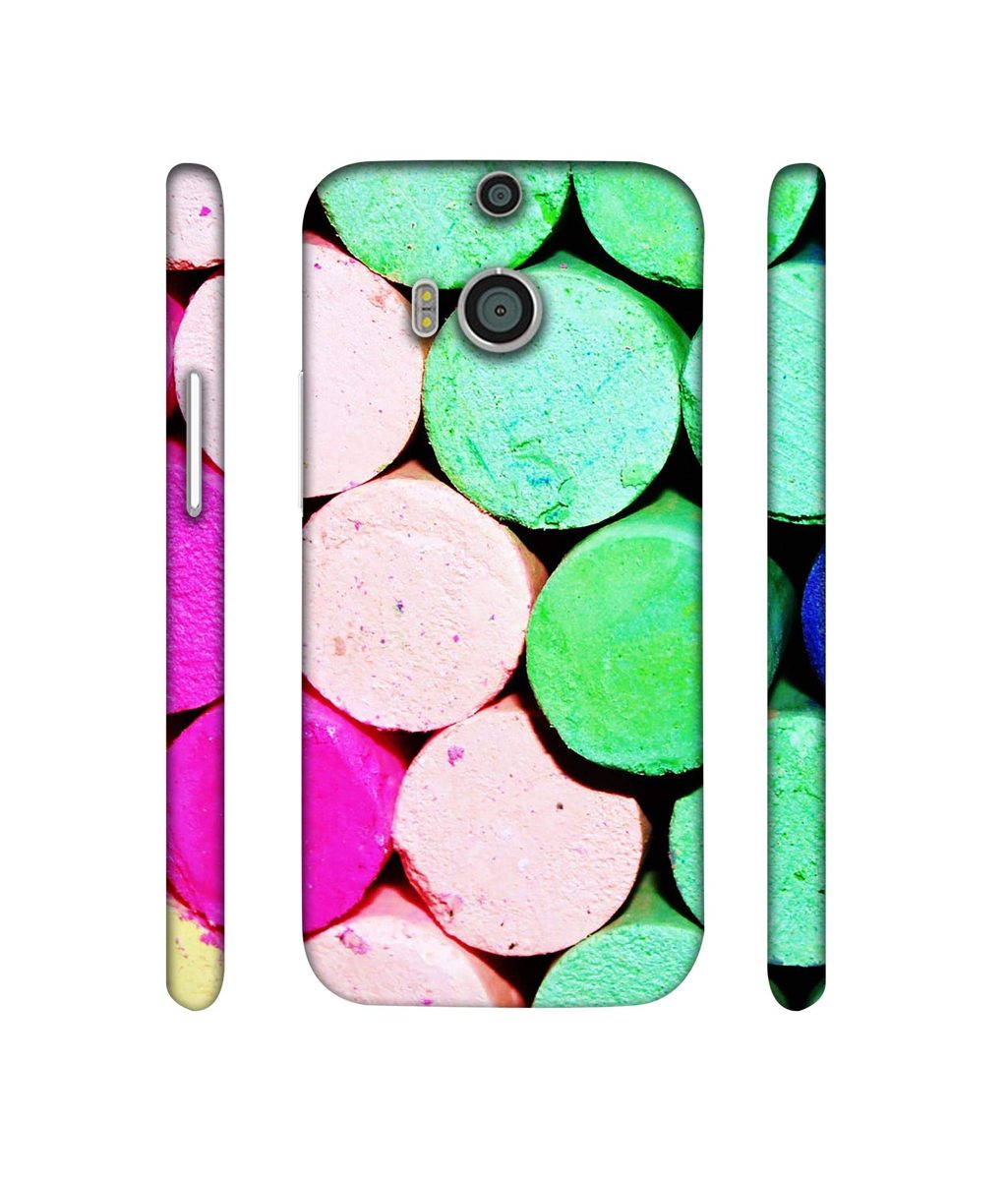 Amazon Brand - Solimo Designer Wax Color 3D Printed Hard Back Case Mobile Cover for HTC One M8