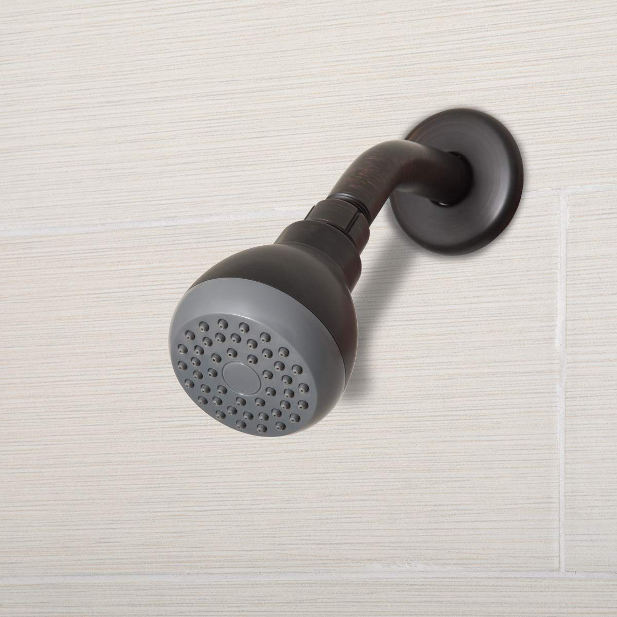 AmazonBasics High-Pressure Shower Head, 3 Inch